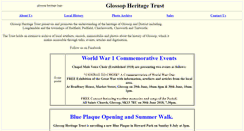 Desktop Screenshot of glossopheritage.co.uk
